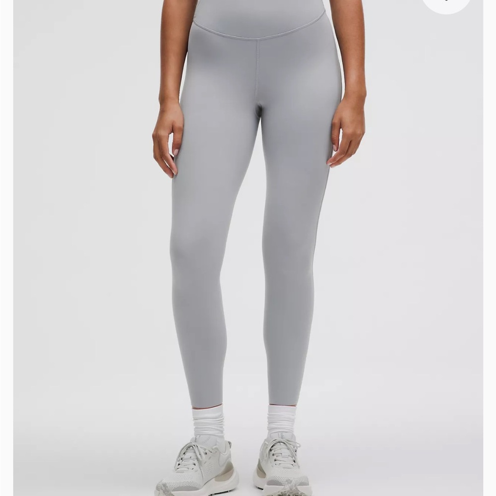 Lululemon Athletica Light Gray 25” Leggings
